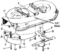 Page K Diagram and Parts List for 135N604F401 1995 Yard Man Lawn Tractor
